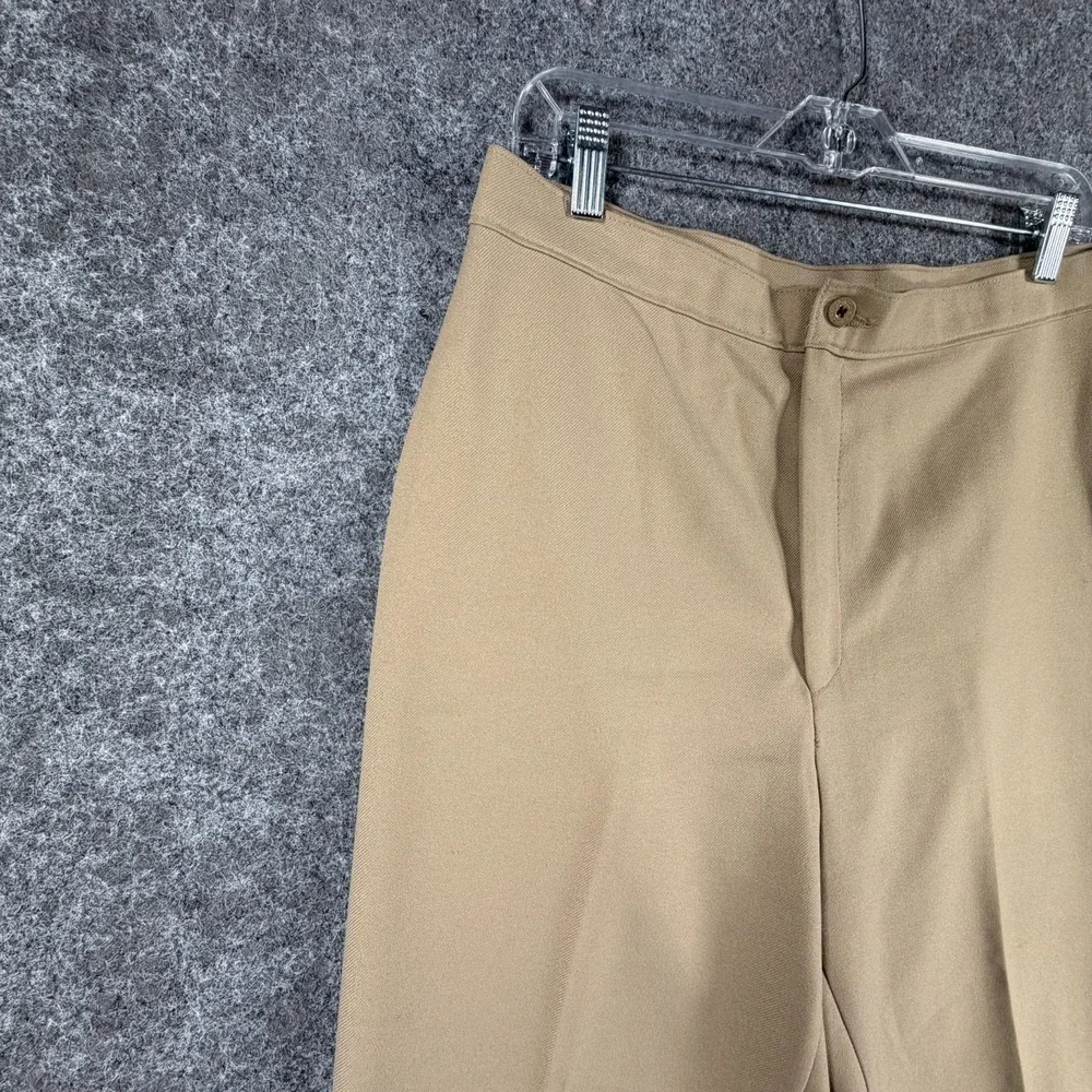 Vintage 90s Levi Strauss & Co Bend Over Pants Womens 16 Beige Flat Front Classic